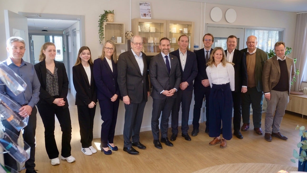 Friesen Group and Canadian Ambassador to Sweden visit EasyMining in Uppsala